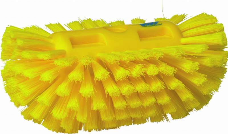 Szczotka do zbiorników i cystern, 205 mm, średnia, żółta | VIKAN 70396