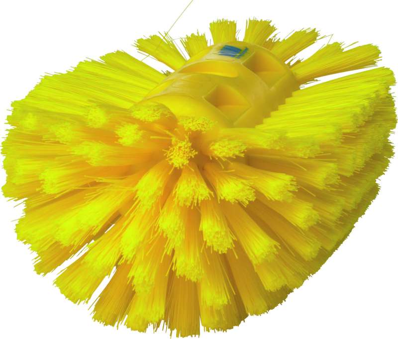 Szczotka do zbiorników i cystern, 205 mm, średnia, żółta | VIKAN 70396