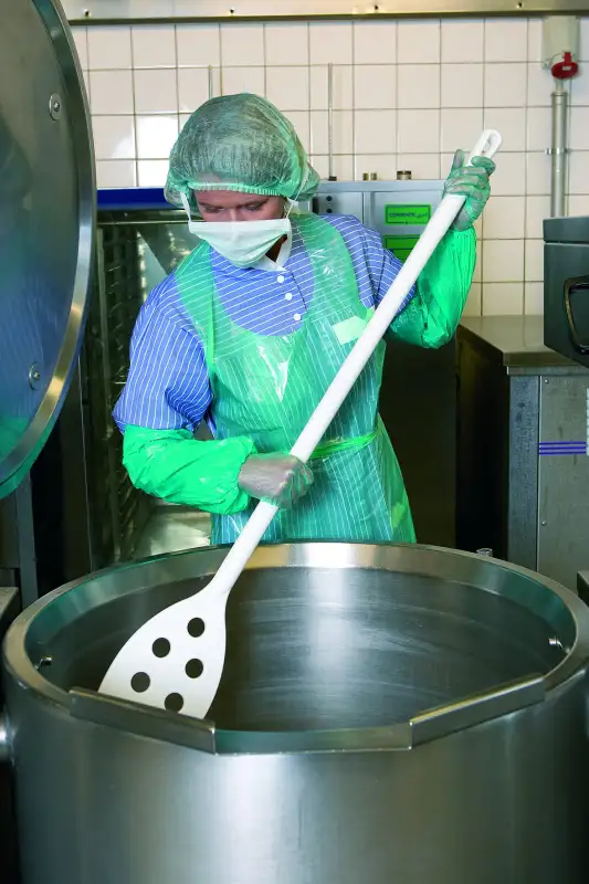 Mieszadło z otworami, Ø31 mm, 1200 mm, białe | VIKAN 70125