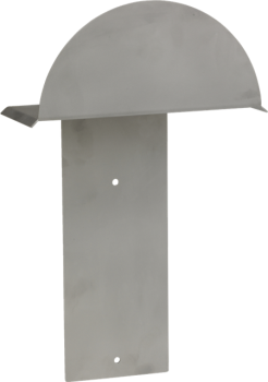 Uchwyt ścienny ze stali nierdzewnej do węża 20 metrów. wysokość 550 mm | VIKAN 9345